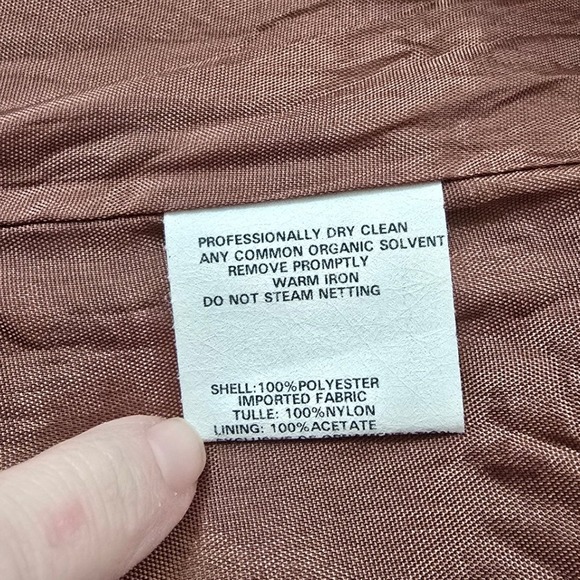 Jessica McClintock for Gunne Sax Satin Criss Cross Mini Formal Dress Sz 4 - Picture 8 of 12